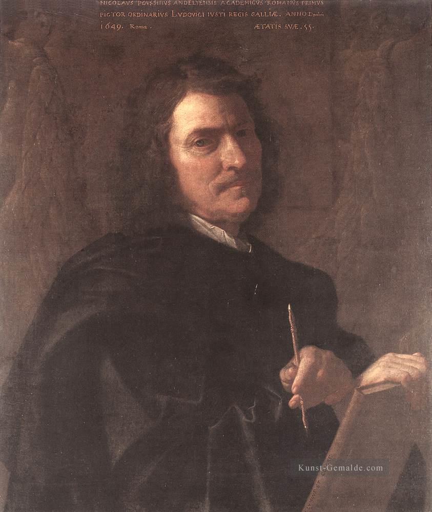 Selbst Porträt 1649 klassische Maler Nicolas Poussin Ölgemälde